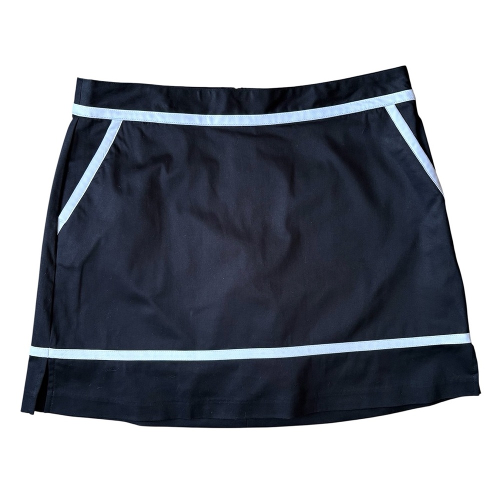 Lady Hagen Pickleball Golf Skirt Skort Size 8 Black White Trim Tennis Skirt